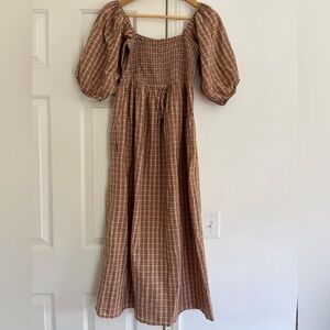 Christy Dawn Katrina Dress in Chesnut Plaid